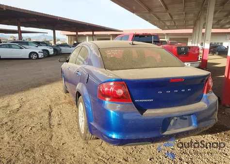 2013 Dodge Avenger Se z USA, uszkodzony, nr VIN 1C3CDZAB1DN756732